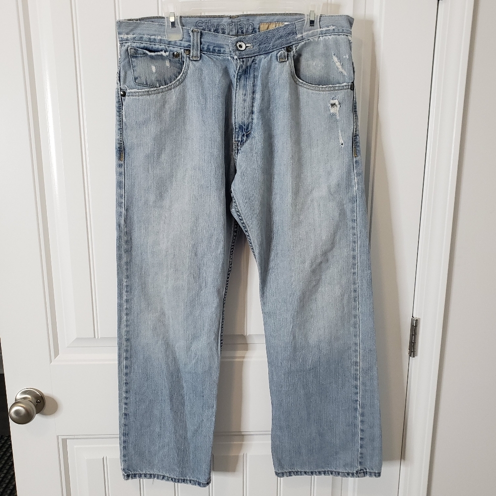 Levi's‎ SilverTab Vintage 90s Bootcut Men's Jeans Denim Relaxed Size 34 Blue - Picture 5 of 11